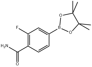 957346-57-5 2-氟-4-(4,4,5,5-四甲基-1,3,2-二氧杂硼烷-2-基)苯甲酰胺