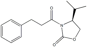 2-Oxazolidinone, 4-(1-methylethyl)-3-(1-oxo-3-phenylpropyl)-, (4S)-
