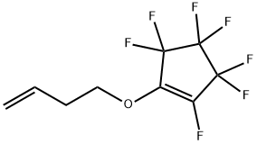 1-(3-Butenyloxy)-2,3,3,4,4,5,5-heptafluorocyclopentene Struktur