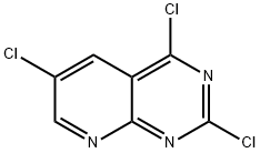 2,4,6-trichloro-pyrido[2,3-d]pyrimidine Structure