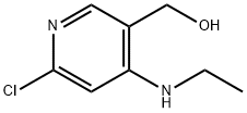 6-氯-4-(乙基氨基)-3-吡啶甲醇, 959162-99-3, 结构式
