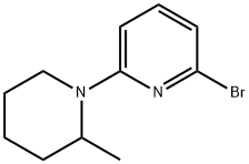 2-bromo-6-(2-methylpiperidin-1-yl)pyridine Structure