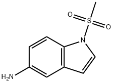 1-(methylsulfonyl)-1H-indol-5-amine Struktur