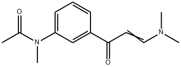 (E)-N-(3-(3-(Dimethylamino)acryloyl)phenyl)-N-methylacetamide Struktur