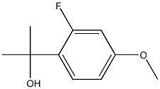 2-(2-fluoro-4-methoxyphenyl)propan-2-ol Structure
