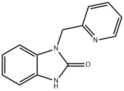 1-(Pyridin-2-ylmethyl)-1H-benzo[d]imidazol-2(3H)-one 结构式