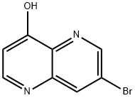 7-ブロモ-1,5-ナフチリジン-4-オール 化学構造式