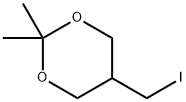 5-(iodomethyl)-2,2-dimethyl-1,3-dioxane Struktur