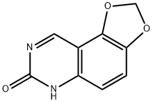 1,3-二噁唑[4,5-F]喹唑啉-7(6H)-酮, 98216-21-8, 结构式