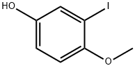 3-ヨード-4-メトキシフェノール 化学構造式