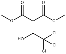 2-(2,2,2-TRICHLORO-1-HYDROXY-ETHYL)-MALONIC ACID DIMETHYL ESTER Struktur