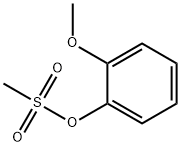 Phenol, 2-methoxy-, methanesulfonate
 化学構造式