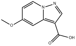 5-甲氧基吡唑并[1,5-A]吡啶-3-羧酸 结构式