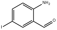 2-氨基-5-碘苯甲醛 结构式