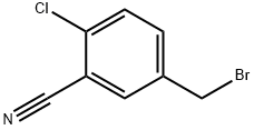 5-(Bromomethyl)-2-chlorobenzonitrile, 99613-64-6, 结构式