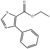4-フェニルチアゾール-5-カルボン酸エチル 化学構造式