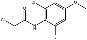 2-Chloro-N-(2,6-dichloro-4-methoxyphenyl)acetamide Struktur