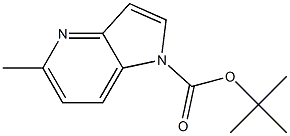 5-Methyl-pyrrolo[3,2-b]pyridine-1-carboxylic acid tert-butyl ester 结构式