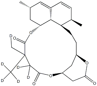 Simvastatin D6 lactone,,结构式
