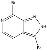 3,7-Dibromo-2H-pyrazolo[3,4-c]pyridine Struktur