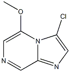 3-Chloro-5-methoxy-imidazo[1,2-a]pyrazine Struktur