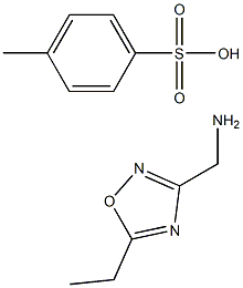 (5-ethyl-1,2,4-oxadiazol-3-yl)methanamine 4-methylbenzenesulfonate Struktur