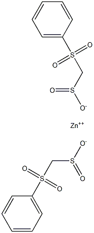 Zinc bis[(phenylsulfonyl)methanesulfinate] 95% (H-NMR) Struktur
