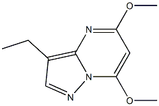 3-ethyl-5,7-dimethoxypyrazolo[1,5-a]pyrimidine Structure
