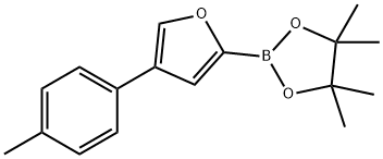 4-(4-Tolyl)furan-2-boronic acid pinacol ester Structure