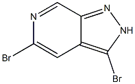 3,5-Dibromo-2H-pyrazolo[3,4-c]pyridine Structure