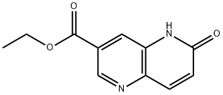ethyl 6-hydroxy-1,5-naphthyridine-3-carboxylate Structure