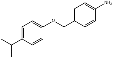 4-((4-isopropylphenoxy)methyl)aniline Struktur
