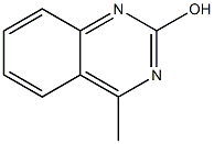 2-羟基-4-甲基喹唑啉,,结构式