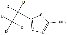 2-Amino-5-(ethyl-d5)-thiazole Structure