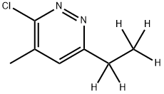 3-Chloro-4-methyl-6-(ethyl-d5)-pyridazine Structure