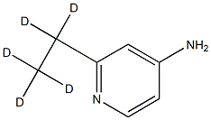 4-Amino-2-(ethyl-d5)-pyridine Struktur