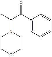 2-吗啉代-1-苯基丙烷-1-酮 结构式