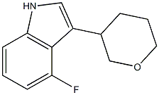  4-Fluoro-3-(tetrahydro-2H-pyran-3-yl)-1H-indole
