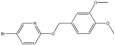 5-bromo-2-(3,4-dimethoxybenzyloxy)pyridine Structure