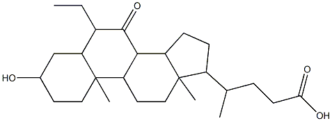 4-(6-Ethyl-3-hydroxy-10,13-dimethyl-7-oxo-hexadecahydro-cyclopenta[a]phenanthren-17-yl)-pentanoic acid