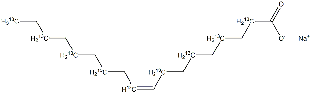 Sodium oleate-2,4,6,8,10,12,14,16,18-13C9