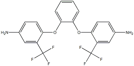 Bis(2-trifluoromethyl-4-aminophenox y)benzene Structure