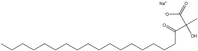 ステアロイル乳酸ナトリウム 化学構造式