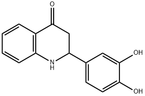 2-(3,4-dihydroxyphenyl)-2,3-dihydroquinolin-4(1H)-one Structure