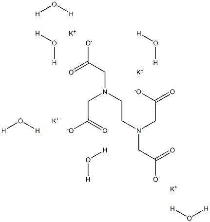 六水合乙二胺四乙酸二钾, , 结构式