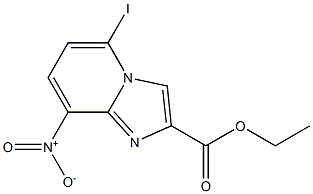 5-Iodo-8-nitro-imidazo[1,2-a]pyridine-2-carboxylic acid ethyl ester Structure