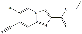 6-Chloro-7-cyano-imidazo[1,2-a]pyridine-2-carboxylic acid ethyl ester