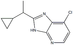 7-Chloro-2-(1-cyclopropyl-ethyl)-3H-imidazo[4,5-b]pyridine
