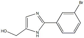 [2-(3-Bromo-phenyl)-3H-imidazol-4-yl]-methanol Structure