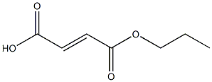富马酸单丙酯,,结构式